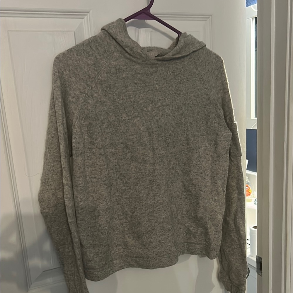 J. Crew Gray Cowl Neck Sweater